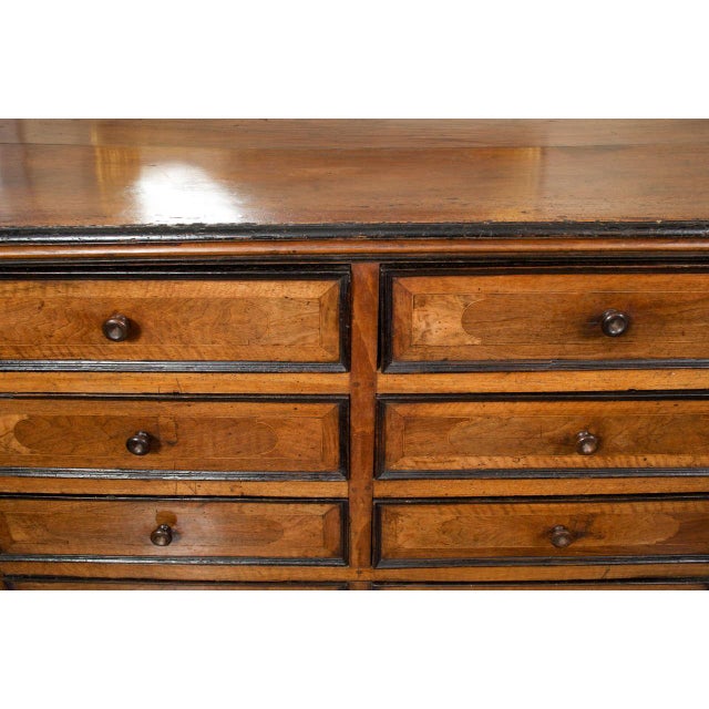 Tuscan Walnut Commode With Ebonized Detail Circa 1780 For Sale - Image 9 of 9