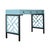 Chippendale Writing Desk - Pool Blue For Sale - Image 9 of 9