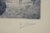 Black Antique Belgian Kurt Peiser La Cour Rue Du Faucon Falcon Street Etching 17" For Sale - Image 8 of 11