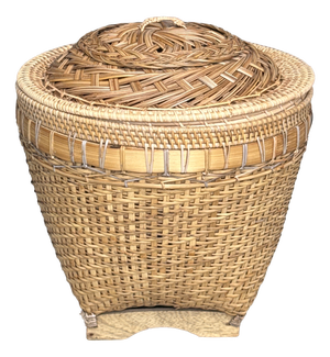 Traditional Indonesian Woven Basket