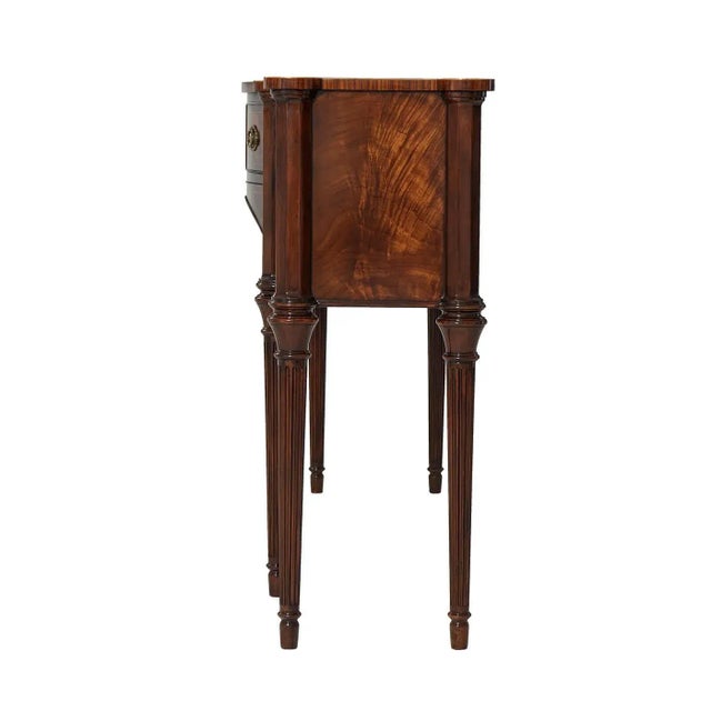 Regency Serpentine Mahogany Sideboard For Sale In Greensboro - Image 6 of 8