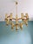 Geometric Brass Chandelier by Gaetano Sciolari for Boulanger, 1970 For Sale - Image 16 of 16