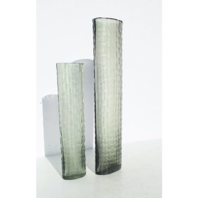 Modern 1990s Art Glass Vases - Set of 2 For Sale - Image 3 of 8