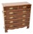 Vintage Military Campaign Style Chest of Drawers in Yew Wood, 1930 For Sale
