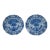 Dutch Delft Blue and White Charger, Circa 1800 For Sale