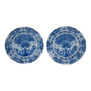 Dutch Delft Blue and White Charger, Circa 1800