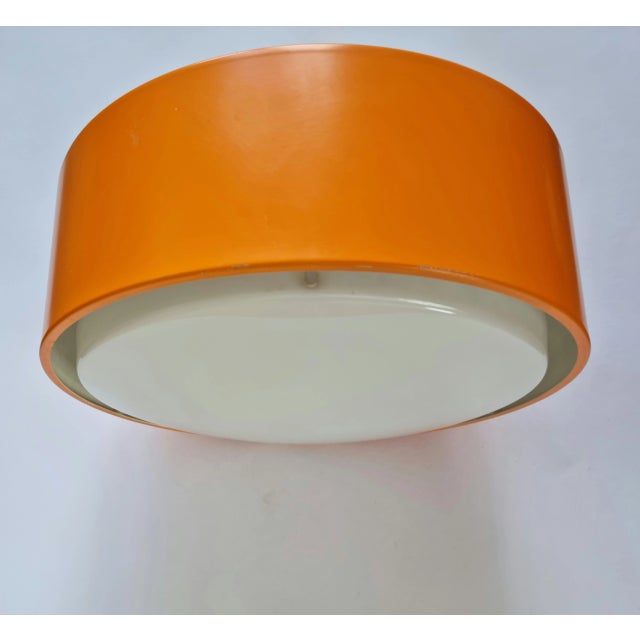 Mid-Century Flush Mount by Clemmensen & Jørgen Bo for Fog & Mørup, Denmark, 1960s For Sale - Image 6 of 11