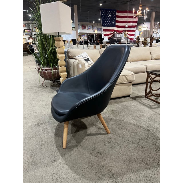 Elevate your living space with this sophisticated HAY Leather Lounge Chair from Design Within Reach. Showcasing the clean...