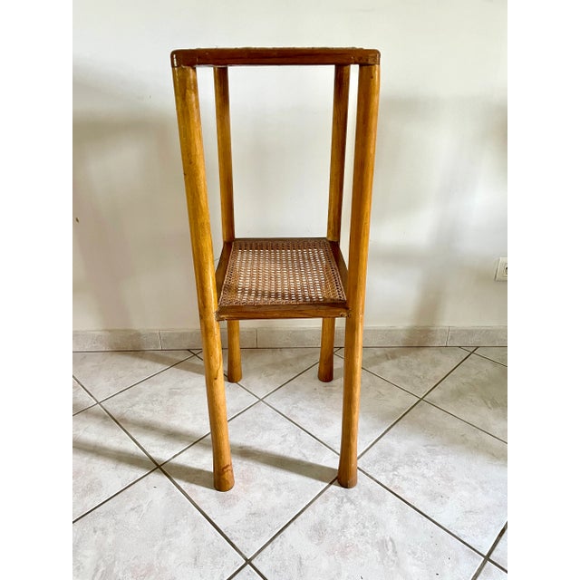 Cane Console with Elephant Legs, 1960 For Sale - Image 10 of 11