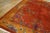 1920s 1920s Orange Pumpkin Floral Antique Chinese Art Deco Carpet 9' X 11' 6" Knotted Wool Rug For Sale - Image 5 of 12