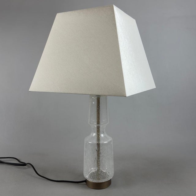 Modern Bullicante Murano Glass Table Lamp by G. Luce, 1990s For Sale - Image 4 of 11