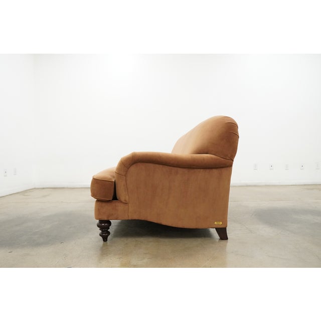 Wood Vintage Ralph Lauren English Roll Arm Sofa For Sale - Image 7 of 15