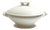 Circa 1906 Antique White Ironstone Covered Vegetable Dish For Sale