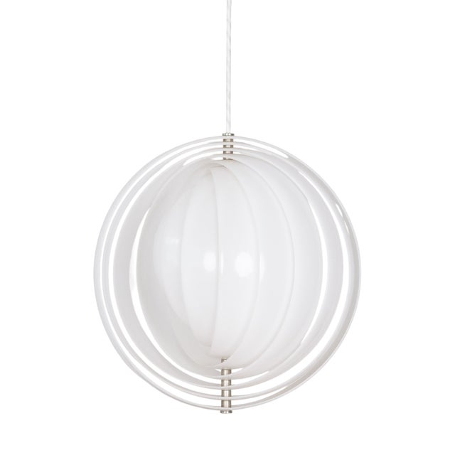 Vintage Moon Pendant Lamp by Verner Panton for Louis Poulsen For Sale