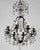 Black 1950s French Louis XV Style Crystal Chandelier For Sale - Image 8 of 14