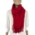 Early 21st Century Givenchy Red Solid 100% Wool Scarf For Sale - Image 5 of 9
