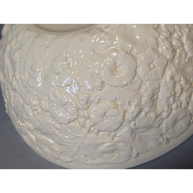 Ceramic 1920s Spode 'Imperial Fancies' Embossed Large Primrose Bowl For Sale - Image 7 of 12