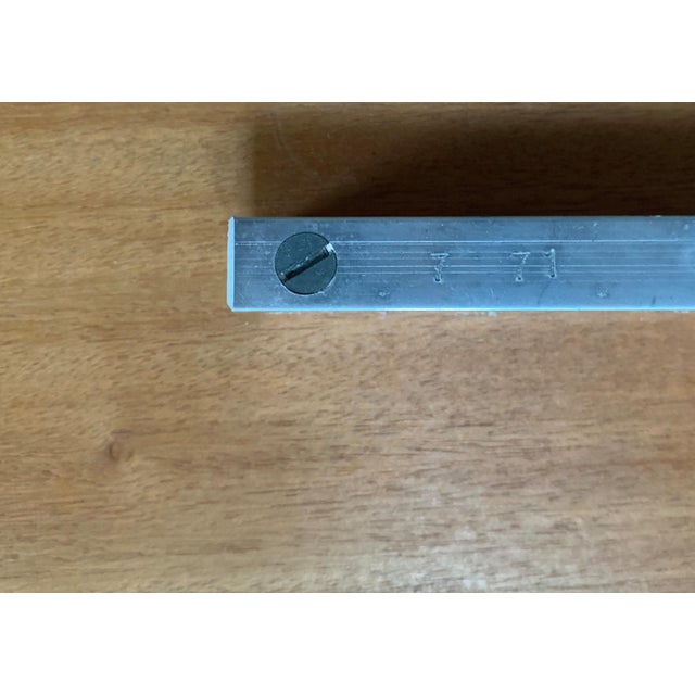 Modernist White Formica and Curved Steel Coffee Table by William Plunkett, 1971 For Sale - Image 11 of 13