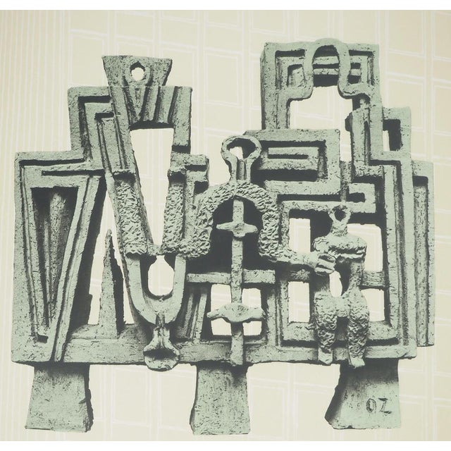 Ossip ZADKINE (1890-1967)Construction, 1967Lithograph poster (Mourlot workshop)Signed in the plateOn poster paper 66 x 46...