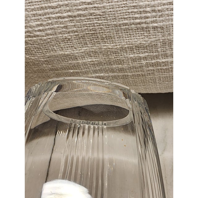 Traditional Vintage Lenox 11" Heavy Cut Crystal Vase, 1992 or Earlier – 9.9 LBS For Sale - Image 3 of 18