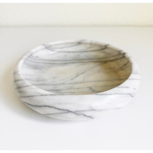 Vintage Marble Vide Poche Catchall Bowl For Sale - Image 10 of 11