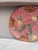 French French Pink Majolica Parakeets Plate Salins, Circa 1890 For Sale - Image 3 of 4