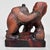 Japanese Wood Carving Bear with Cub, 1960s For Sale - Image 6 of 10