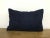 Navy Blue Hemp Cushion For Sale - Image 6 of 6