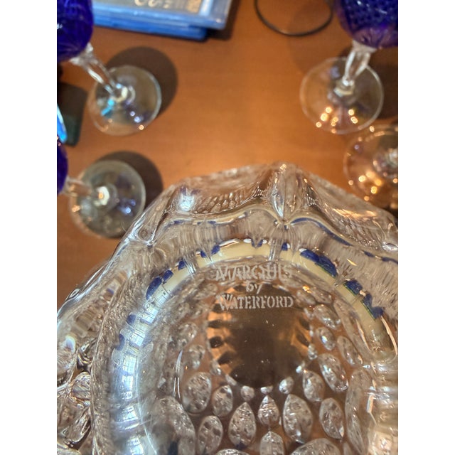 Marquis by Waterford 10.75" Flared Rainfall Vase For Sale - Image 6 of 6