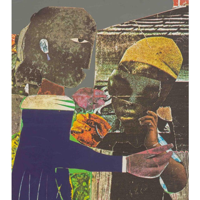 Contemporary Romare Bearden "Carolina Memory (Tidings)" For Sale - Image 3 of 10