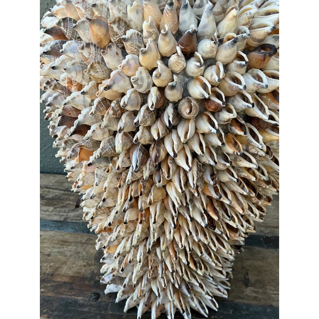 Vintage Shell Covered Sculpture For Sale - Image 10 of 12