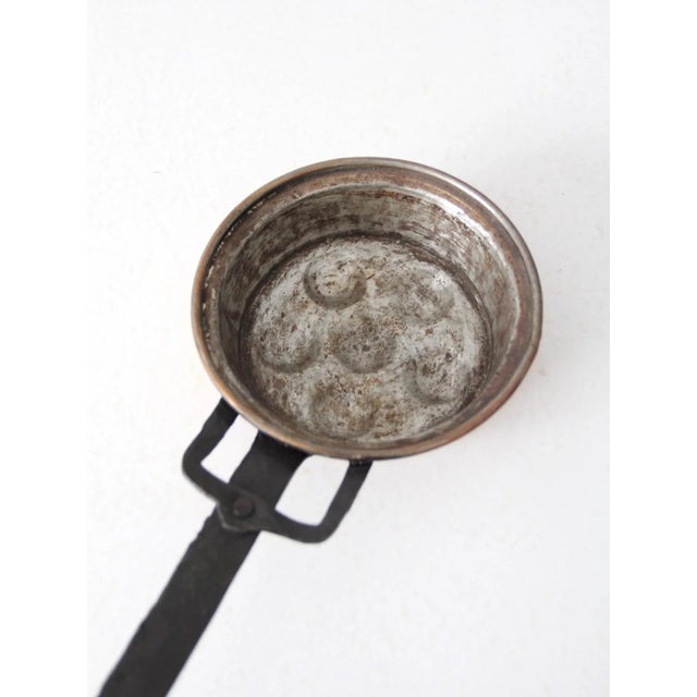Antique Copper Escargot Pan For Sale - Image 9 of 10