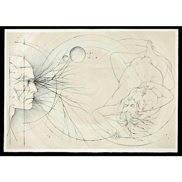 Homo Universalis is an etching on paper, realized in 1955 by the French artist Pierre-Yves Trémois (Paris, 1921). from...
