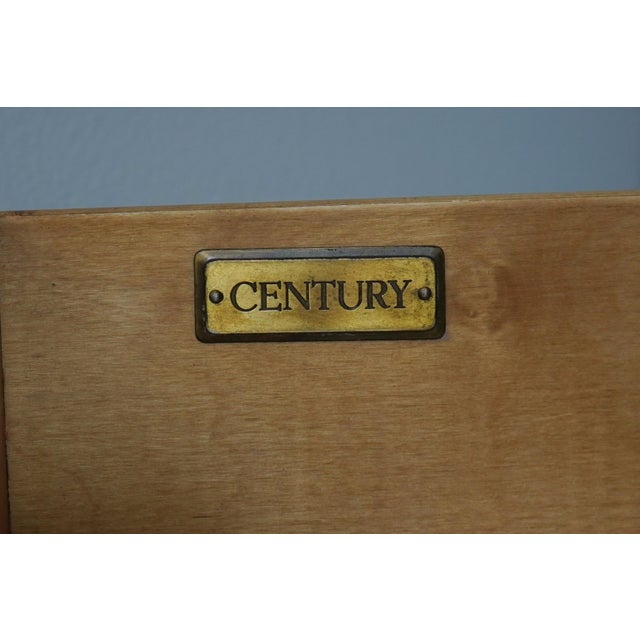 Century Large Country Distressed Finish Tv Armoire For Sale - Image 17 of 18