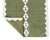 Handmade New Zealand Wool Dhurrie Runner, Olive Green and Cream Geometric Runner Rug- 3'x8' For Sale - Image 12 of 13