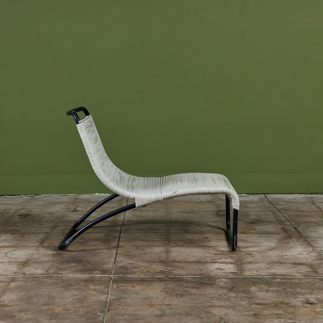 Mid-Century Modern Van Keppel-Green Sleigh Lounge Chair For Sale - Image 3 of 17