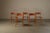 Italian Dining Chairs in Cognac Leather, 1990s, Set of 5 For Sale - Image 15 of 16