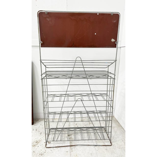 Vintage Mid 20th Century French Picardy Wine Shop Display Rack For Sale - Image 4 of 9