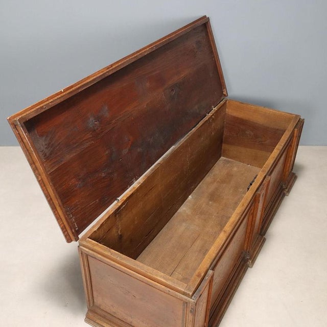 Brown Vintage Chest in Walnut For Sale - Image 8 of 12