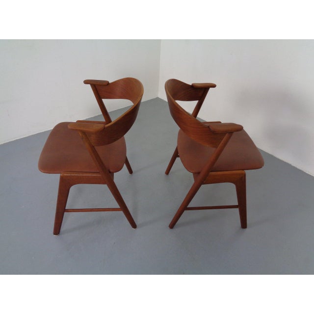 Teak Dining Chairs in Teak by Korup Stolefabrik, Denmark, 1960s, Set of 2 For Sale - Image 10 of 17