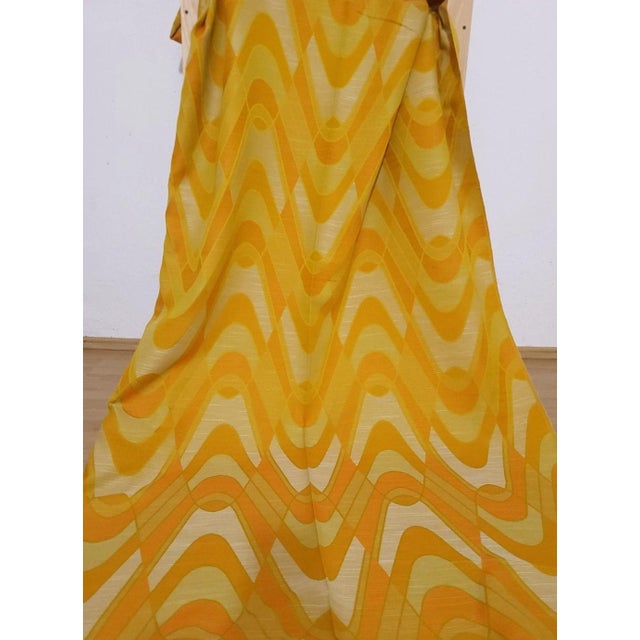 1970s Mid-Century Modern German Fabric Bale for Curtains, 1970s For Sale - Image 5 of 6