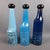 Beautiful set of 3 vintage collectible bottles, in glass with plastic caps, produced by the 'Rosso Antico' dessert wine...