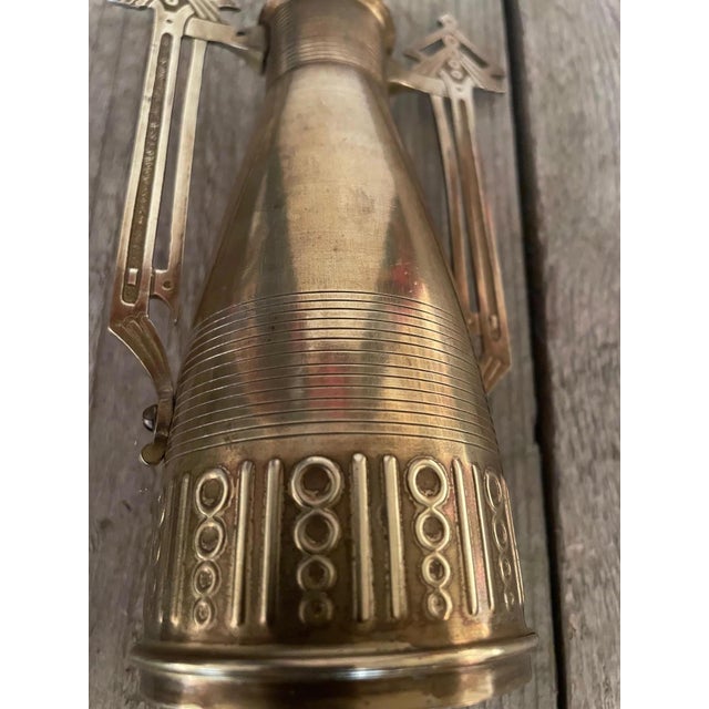 Brass Vase in the style of Serrurier Bovy, 1890s For Sale - Image 6 of 8