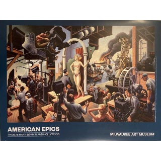 2016 Milwaukee Art Museum Thomas Hart Benton Poster For Sale