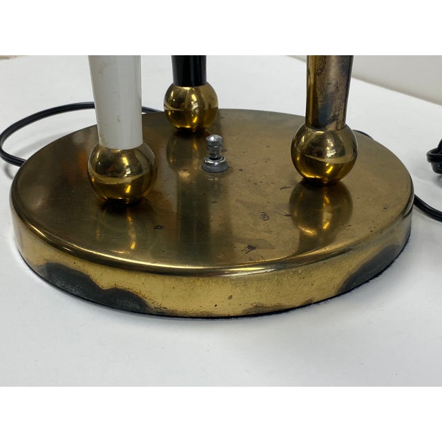Vintage Mid Century Table Lamp W/ Shade For Sale - Image 10 of 10