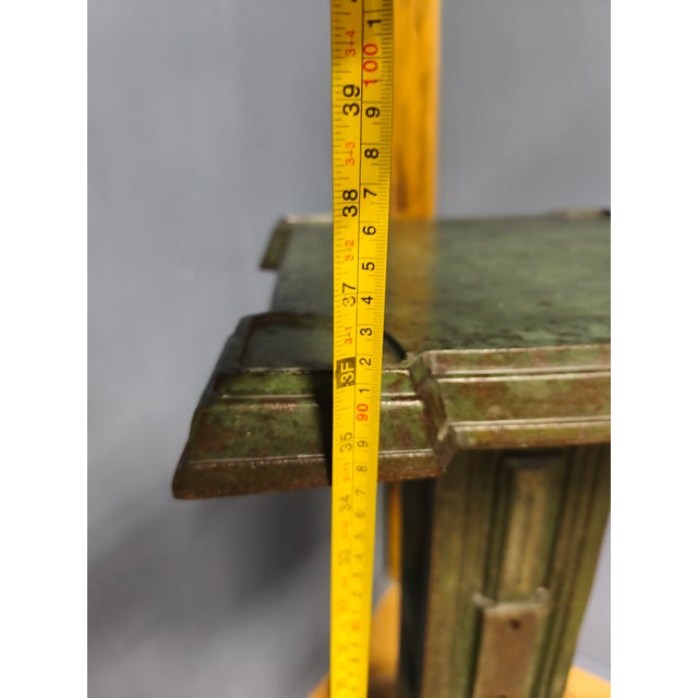 Large Cast Iron Pedestal with Cast Iron Machine Leg, 1890s, Set of 2 For Sale - Image 16 of 18