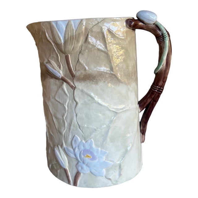 Large Antique Pitcher by Joseph Holdcroft, C 1880s For Sale