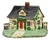 Antique Victorian Cast Iron Figural Traditional Cottage House Painted Door Stop For Sale