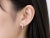 Late 20th Century 14K White Gold Diamond Hoop Earrings, Pair For Sale - Image 4 of 4