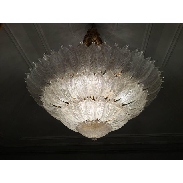Metal Venetian Murano Ceiling Light For Sale - Image 7 of 12